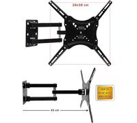 SUPPORTO STAFFA BRACCIO TV TELEVISORE LCD PLASMA LED DA 14 A 55 POLLICI 117B-2