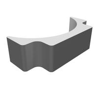 Supporto Staffa Inferiore 31.8mm per K-Edge Sport Wahoo ELEMNT Bolt V1