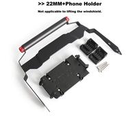 Supporto Staffa Navigatore Per Moto Mobile Stand 22mm Eurowagens Set