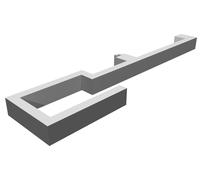 Supporto Staffa per Eheim Skim 350 su Acquario Eheim 180L Stampato 3D