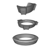 Supporto Staffa Router per Dremel 4000 MPCNC Primo Macchina CNC Stampato 3D
