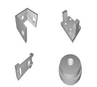 Supporto Staffa Servo per TP SG90 9g Pan Tilt Kit Robotica Stampato 3D Base