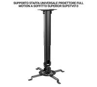 Superior Supporto Proiettore da Soffitto SUPSTV013 Full Motion 13,5kg Nera