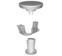 Supporto Staffa Webcam per Monoprice Maker Ultimate Logitech C615 Camera