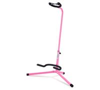 Supporto Stand Porta Universale Chitarra Basso Elettrica Acustica Leggero Rosa