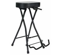 Supporto Stand Reggichitarra Universale e Seggiolino Sgabello per Chitarrista
