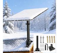 Supporto Starlink Gen 3 con Adattatore per , Staffa in Metallo Regolabile 360° per Montaggio a Parete e Tetto, Compatibile con Antenna Standard Starlink V3, Kit Completo per Esterno