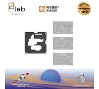 SUPPORTO STENCIL PER REBALLING APPLE IPHONE SERIE 17 AMAOE 3 IN 1 RIPARAZIONE