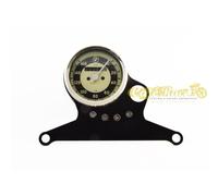 Supporto strumento 80mm per BMW R nero con foro blocchetto chiave made in italy