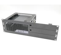 Supporto su rack per 1 miniSforum MS-02 ULTRA 19 pollici 3U - 2x tasti di volta