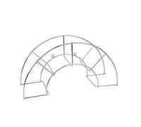 Supporto super per tubo acciaio inossidabile, 60x20x30 cm