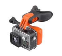 Supporto Surf Mouth per GoPro con blocco galleggiante e cordino - Nero/Arancione