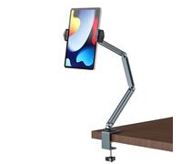 Supporto Tablet Alluminio per Lega Regolabile Rotazione 360 Gradi per Uso Comodi