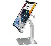 Supporto Tablet Antifurto, Porta iPad Scrivania con Lucchetto, Tutto il Materiale Metallico - Ristorante Negozio Kiosk Supporto Sicurezza per Tablet 9-14", iPad Pro 13 12.9 11, Air, Galaxy Tabs