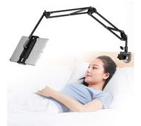 SUPPORTO TABLET GIREVOLE 360° ROBUSTO BRACCIO ALLUMINIO PER IPAD E TABLET UNIVER
