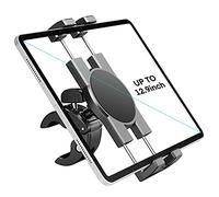 Supporto Tablet per Spin Bike, Supporto Per Telefono, Ipad, Supporto Per Manubrio Per Cyclette, Supporto Per Bicicletta Stazionaria， Adatto Per Ipad Pro 12.9, Air, Mini, Galaxy Tabs, Iphone (4.7-13")