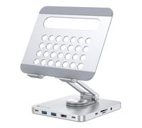Techly Supporto per Tablet Hub Docking Station USB-C™ 8 in 1
