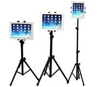 Supporto tablet, WER Universale supporto treppiede regolabile, girevole a 360º, supporto Telescopico per iPad/iPad2 Mini e altre Tablet da 7 - 10 pollici