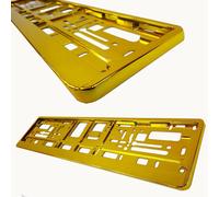 Supporto Targa In Oro Metallico Lucido 2 Pezzi SET
