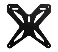 SUPPORTO TARGA ITALIA ALLUMINIO 6082 T6 ANODIZZATO NERO FORBIKES