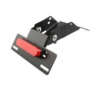 Supporto Targa Moto Per Supermoto 701 Per Enduro 701 2016-2023 Targa Supporto Luce Posteriore A LED Indicatore Direzione Lampada Lampeggiante(B-Red)