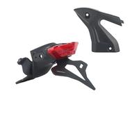 Supporto Targa Moto Per Trident 660 2021 2022 2023 2024 Catena Per Motocicletta Supporto Per Targa Posteriore Corto Supporto Per Contropunta Luce A LED(1 Set - Red)