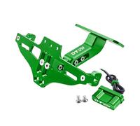 Supporto Targa Moto Portatarga Per Yamaha DT125R DT 125 R 1988-2004 Supporto Targa Posteriore Regolabile Per Moto Con Luce(Verde)
