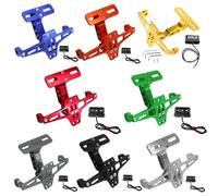 Supporto Targa Motocicletta Con Accento LED Cornice Targa Motocicletta