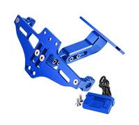 Supporto Targa Per HONDA CRF1100L Per Africa Twin 2020-2024 Kit Portatarga Per Moto Con Supporto Per Parafango Posteriore Portatarga Moto(Blu)