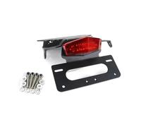Supporto Targa Per Triumph Per Bonneville Per T100 / SE/Per SCRAMBLER/Per THRUXTON Numero Portatarga Posteriore Tail Tidy Eliminator Kit Porta Targa Moto(Rosso)