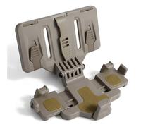 Supporto Tattico per Telefono, Custodia Regolabile in Nylon Con Sistema MOLLE per Giubbotti, Cinture, Zaini, Auto, Ufficio e Uso Esterno.(Brown)