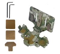 Supporto Tattico per Telefono, Supporto per Piastra Molle Telefono Regolabile in Più Angoli Accessorio per Gilet Tattico per Auto e Ufficio(Cp)