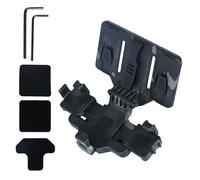 Supporto Tattico per Telefono, Supporto per Piastra Molle Telefono Regolabile in Più Angoli Accessorio per Gilet Tattico per Auto e Ufficio(Bkcp)