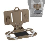 Supporto tattico per telefono, supporto toracico MOLLE per telefono, pannello di navigazione pieghevole, accessori per gilet tattico per smartphone universali da 4,7 a 6,7 pollici, per caccia softai