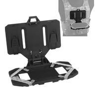 Supporto tattico per telefono, supporto toracico MOLLE per telefono, pannello di navigazione pieghevole, accessori per gilet tattico per smartphone universali da 4,7 a 6,7 pollici, per caccia softai