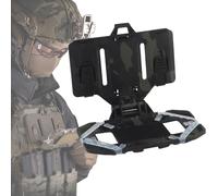 Supporto tattico per telefono, supporto toracico MOLLE per telefono, pannello di navigazione pieghevole, accessori per gilet tattico per smartphone universali da 4,7 a 6,7 pollici, per caccia softai