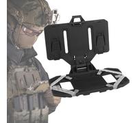 Supporto tattico per telefono, supporto toracico MOLLE per telefono, pannello di navigazione pieghevole, accessori per gilet tattico per smartphone universali da 4,7 a 6,7 pollici, per caccia softai