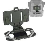 Supporto tattico per telefono, supporto toracico MOLLE per telefono, pannello di navigazione pieghevole, accessori per gilet tattico per smartphone universali da 4,7 a 6,7 pollici, per caccia softai