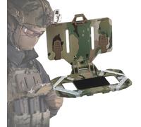Supporto tattico per telefono, supporto toracico MOLLE per telefono, pannello di navigazione pieghevole, accessori per gilet tattico per smartphone universali da 4,7 a 6,7 pollici, per caccia softai
