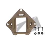 Supporto Tattico Per Visione Notturna NVG Tipo 2 a 3 Fori Per Casco ACH MICH Fast Helmet AirFrame(Brown)