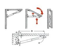 Supporto tavolo Rakego 60 kg 20/30 mm - 1 PZ Osculati - 48.202.00 - 4820200