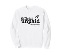 Supporto Tecnico Non pagato Ufficiale Gamer Ingegnere Software IT Felpa