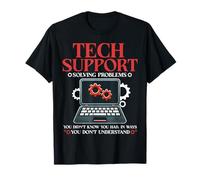 Supporto tecnico Risoluzione dei problemi Tecnico IT Tech Software Maglietta
