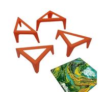 Supporto Tela - Mini Supporti Triangolari Pittura, Piedini Stabilizzatori Cavalletto, Accessorio Elevazione Fluid Art, Polimero ABS Antiurto | Strumento Pittura Per Artisti & Studenti Scuola