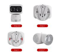 Supporto telecamera 360 gradi compatibile con per Eufy Security Indoor Cam S350