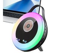 Supporto telefonico con speaker - Supporto Audio per Cellulare con Ricarica Rapida e Sensore RGB - Altoparlante con Ricarica a Induzione per Telefono | per Ufficio Domestico, Soggiorno, Camera da,