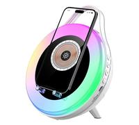 Supporto telefonico con speaker,Supporto Audio per Cellulare con Ricarica Rapida e Sensore RGB,Caricatore amplificatore audio a induzione | per Ufficio Domestico, Soggiorno, Camera da, Appartamento,