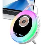 Supporto telefonico con speaker | Supporto Cellulare con Sensore RGB e Audio | Caricabatterie Wireless con Altoparlante per Telefono - per Appartamento Comodino Casa Soggiorno Camera da