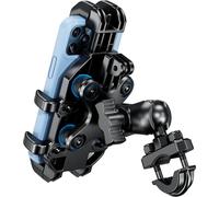 Supporto telefonico per motociclette con smorzamento delle vibrazioni, protezione anti-vibrazione per moto/scooter/quad, compatibile co