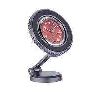 Supporto Telefono Auto 360 Gradi Regolabile con Funzionalità Orologio Integrata